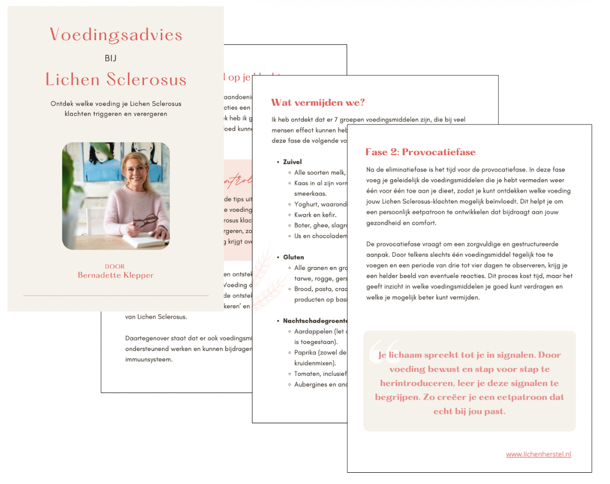 Voeding en lichen sclerosus